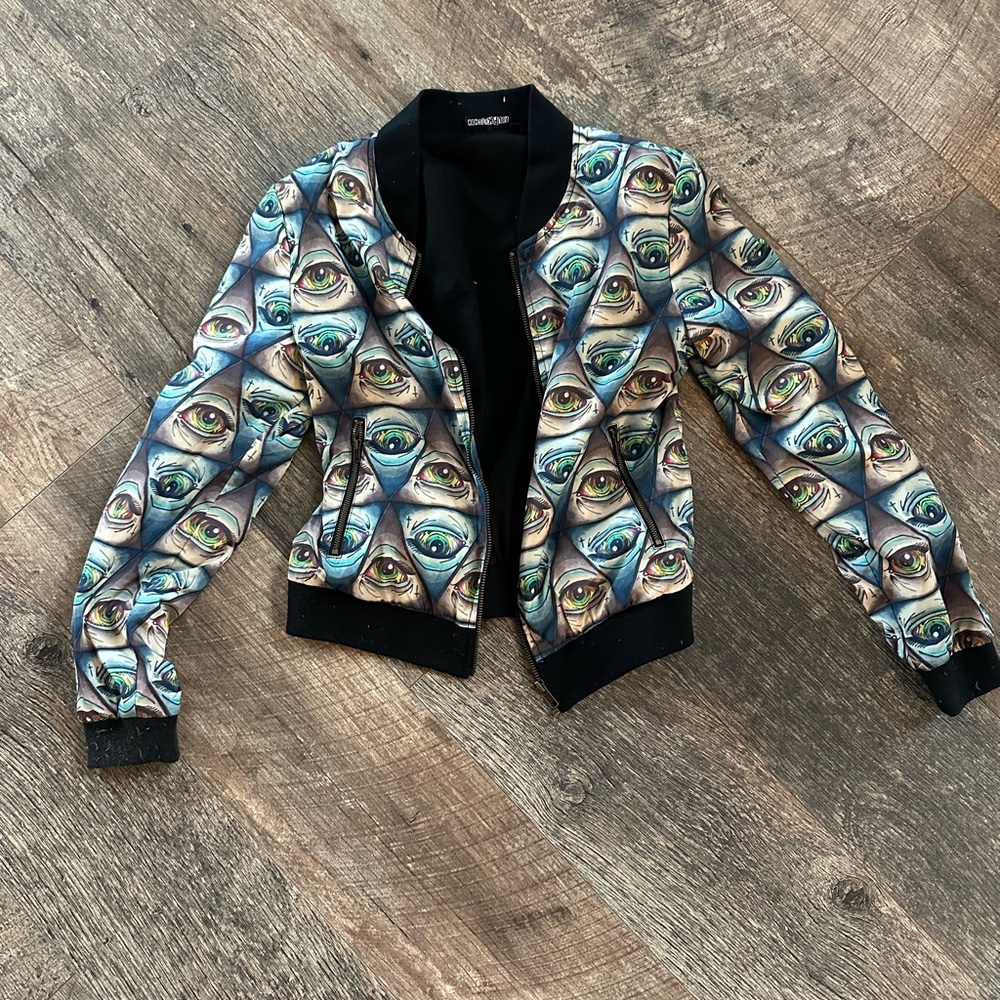 All Seeing Eye Bomber Jacket